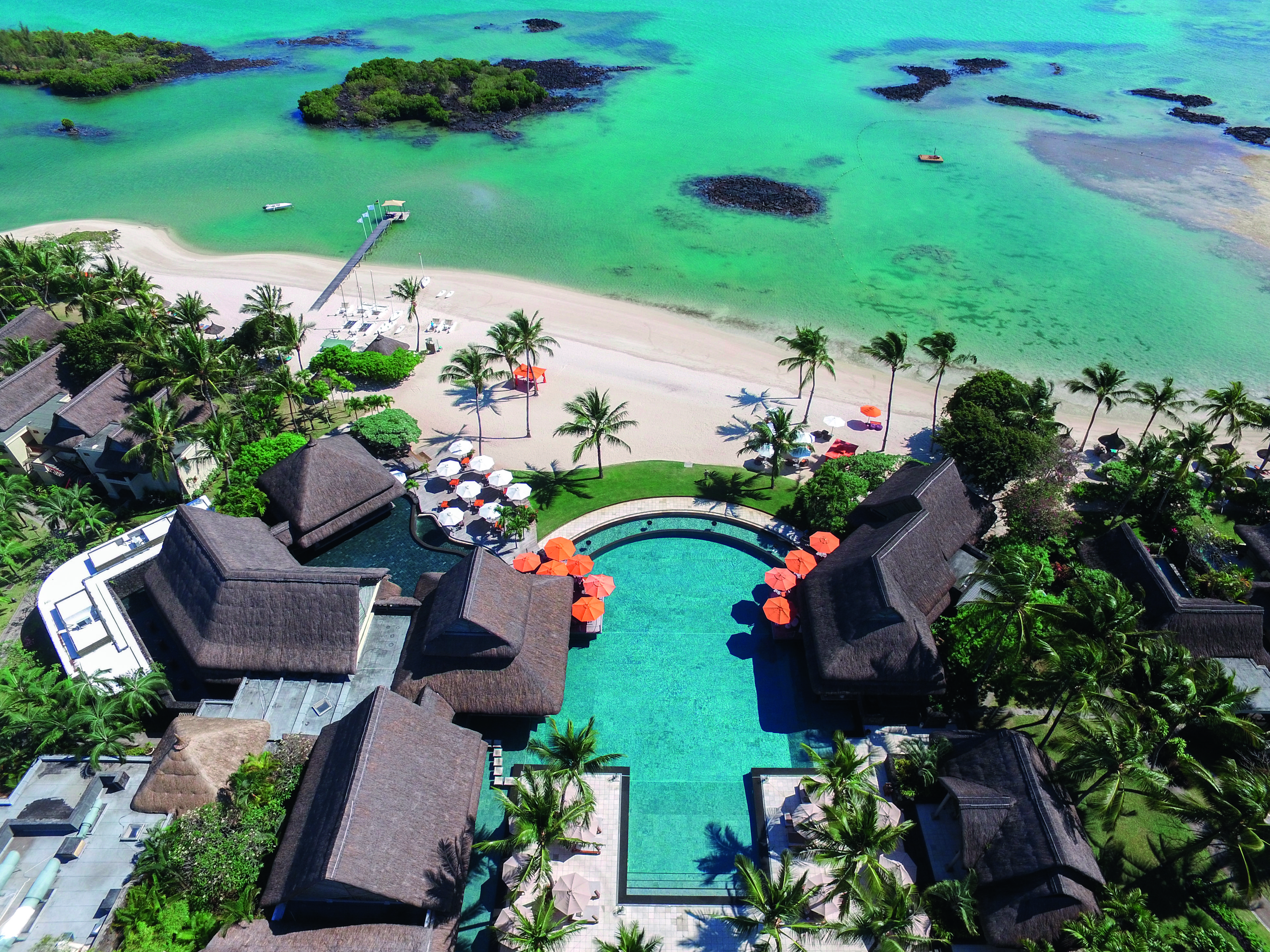 คอนสแตนซ์ ปริ้นซ์ โมริซ Hotel ป๊อสเตอ เด ฟลัคว์ ภายนอก รูปภาพ Aerial view of the resort